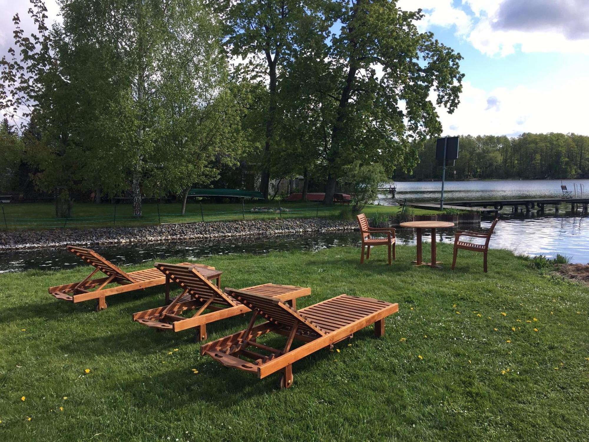 Schöne 3Zimmer Ferienwohnung direkt am Baalensee Fürstenberg-Havel Exterior foto